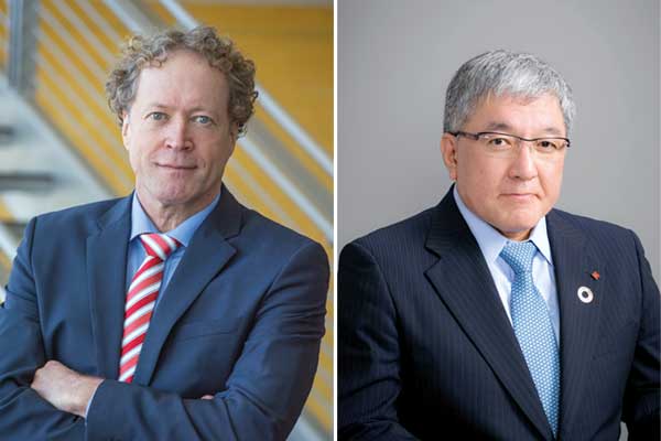 Dr. Christian Rohrer and Masanobu Kasai, Senior General Manager